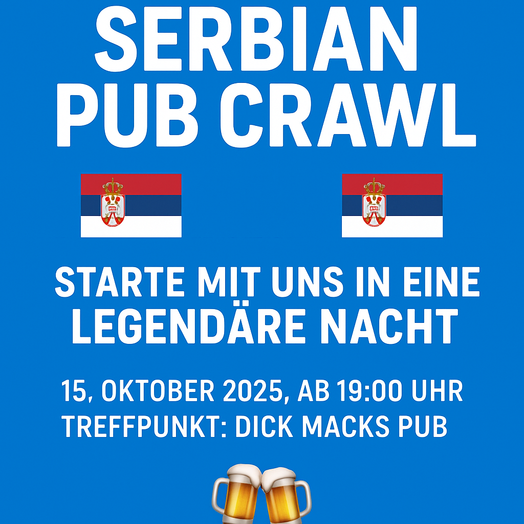 Serbisches Pub Crawl