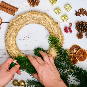 Adventskranz binden🎄✨