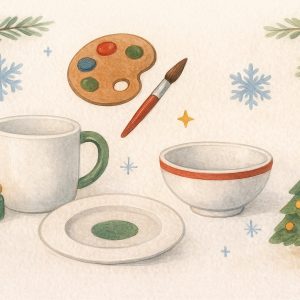 Keramik bemalen🎨❄️